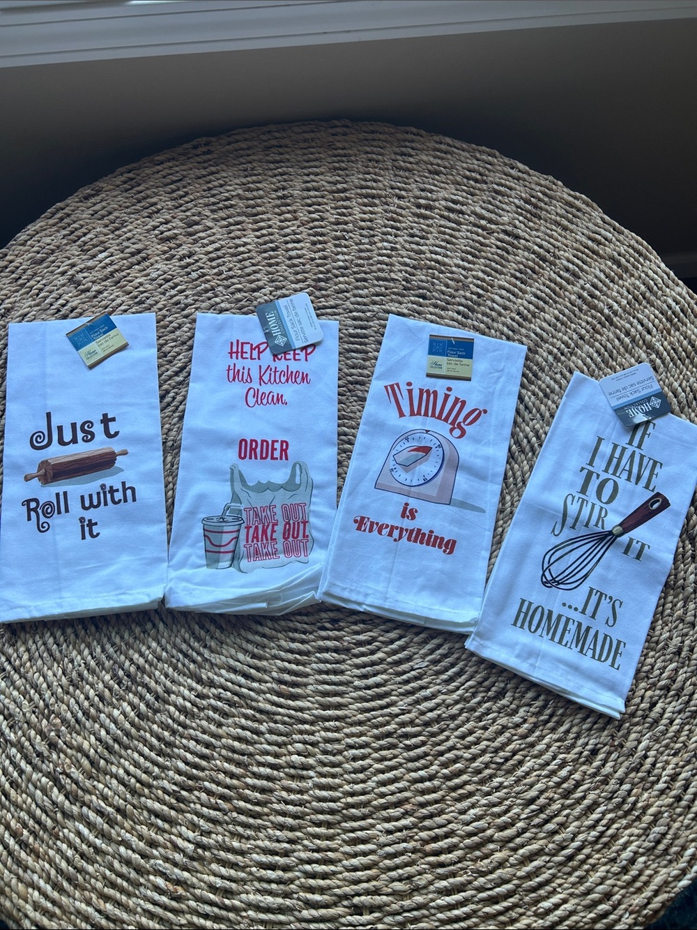 100% cotton flour sack towels